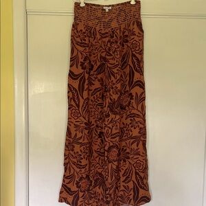 Patrons of Peace Wide Leg Smocked Elastic Waist Avila Pant